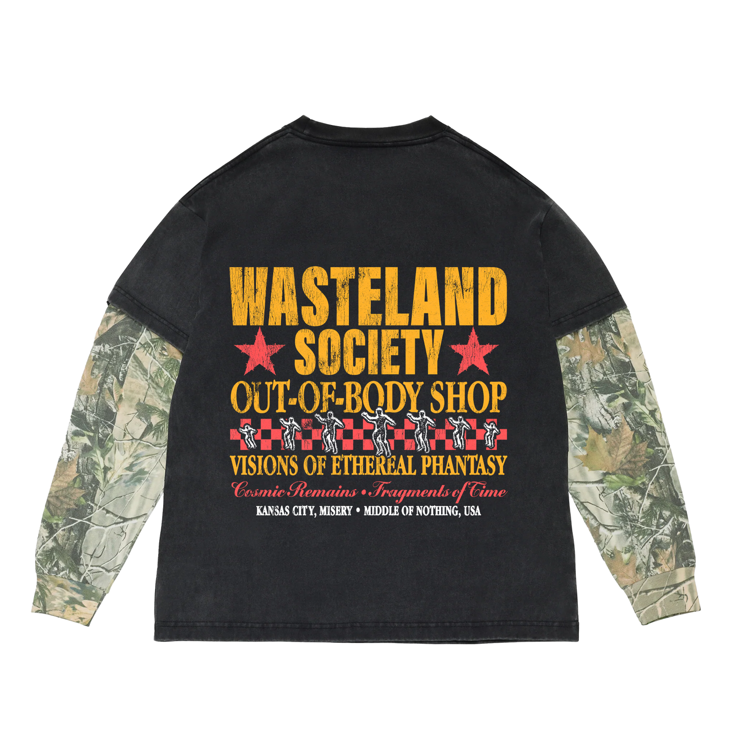 OUT OF BODY DOUBLE LAYER SHIRT