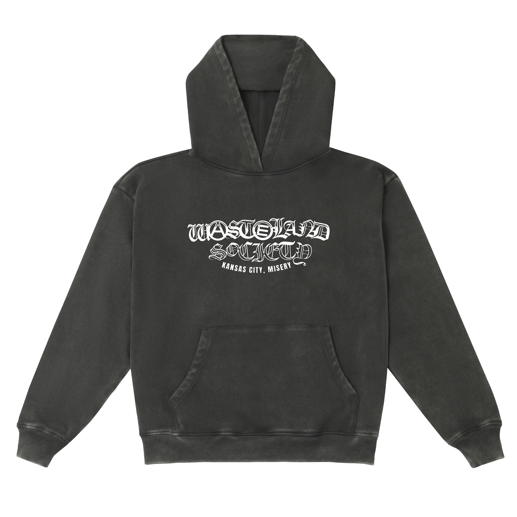 MISERABLE LOGO HOODIE – Wasteland Society