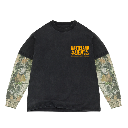 OUT OF BODY DOUBLE LAYER SHIRT