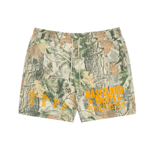 OUT OF BODY CAMO SHORTS