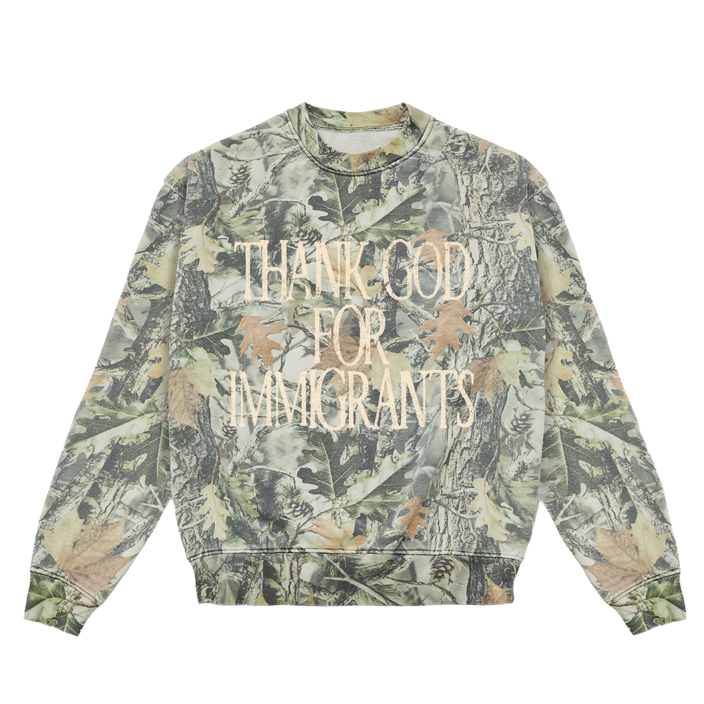 THANK GOD FOR IMMIGRANTS CREWNECK (PREORDER)