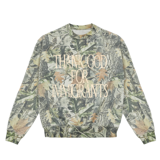 THANK GOD FOR IMMIGRANTS CREWNECK (PREORDER)